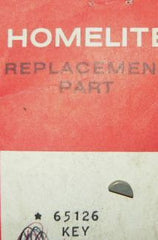 homelite 150, super ez chainsaw woodruff key pn 65126 new (bin 78)