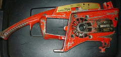 remington super 754 chainsaw crankcase cover - sprocket side #1 (with break)