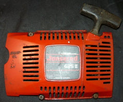jonsered 625 II chainsaw starter recoil cover and pulley asembly #2