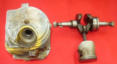 mcculloch mac 5-10 chainsaw shortblock - piston and cylinder