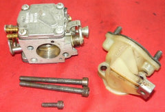 jonsered 670 chainsaw hs 257a re-circulating carburetor with filter mount and bolts