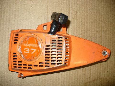 Husqvarna 37 chainsaw starter recoil cover assembly