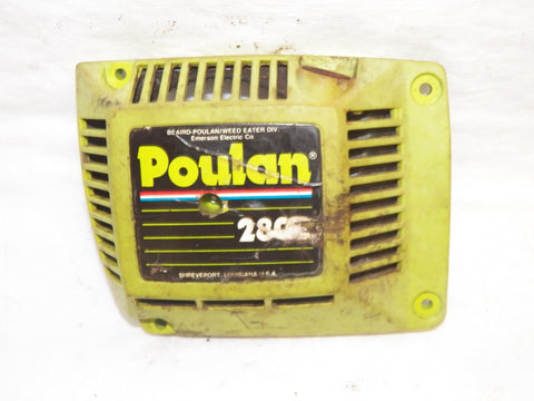 poulan 2700 chainsaw complete starter recoil and pulley assembly