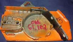 husqvarna 61, 162 chainsaw old style metal clutch cover type 3