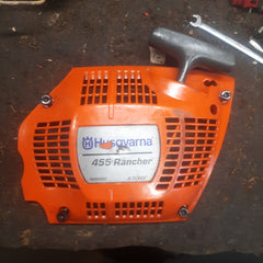 husqvarna 455 rancher chainsaw complete starter assembly
