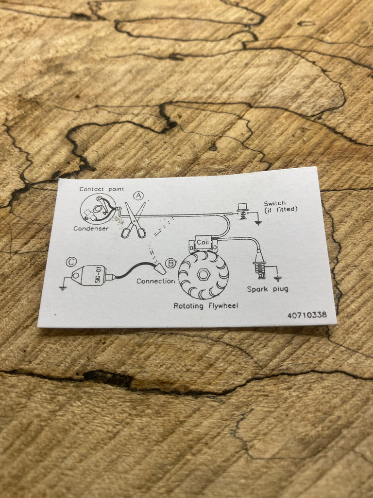 ignition module conversion chip for replacement of points and condense