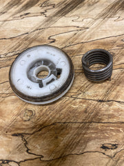 Husqvarna 545 Mark II chainsaw starter pulley and spring used