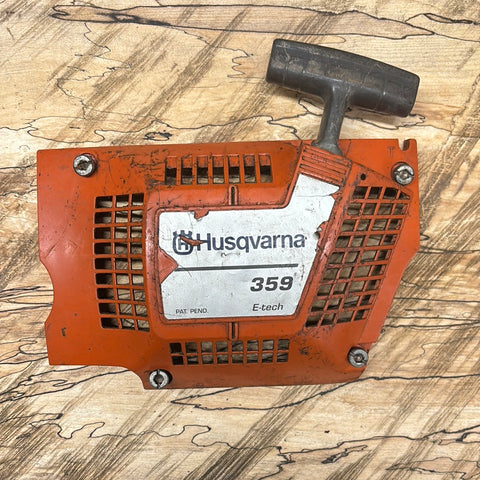 husqvarna 359 chainsaw starter/recoil cover assembly