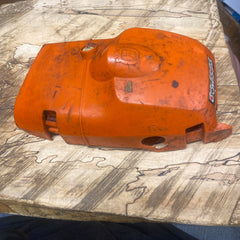 husqvarna 445, 450, 450e, 445e chainsaw top cover cylinder shroud