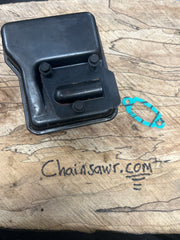 Homelite cs-50, 300 chainsaw muffler assembly new old stock A-06652 (HM Bin 1000)