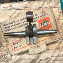 stihl 045, 056 av chainsaw crankshaft and rod new old stock (SAG)