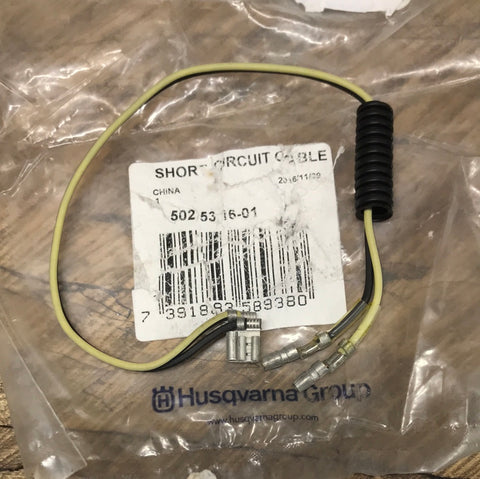 Husqvarna 325HE3 string trimmer short circuit cable new 502 53 16-01 (A1101)