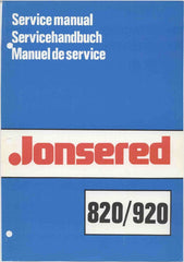 Jonsered 820 920 Chainsaw downloadable pdf Service Repair Manual