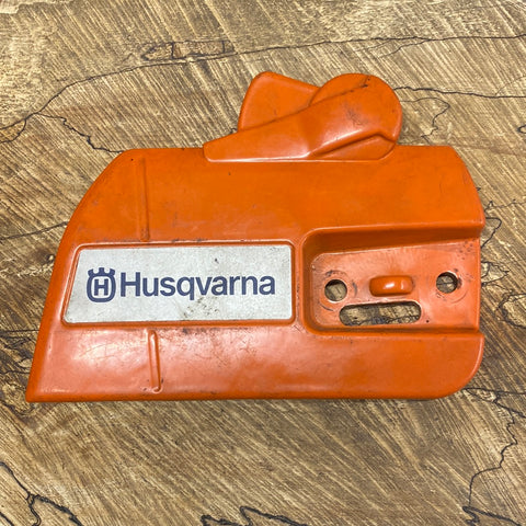 Husqvarna 340 - 359 Chainsaw Chainbrake Cover Assembly 537 10 78-01 NEW #2 (HAB-1)