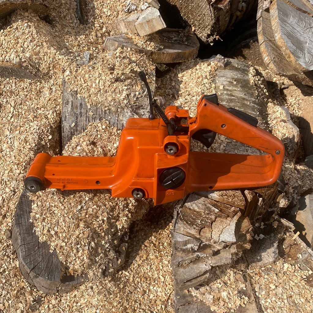 husqvarna 61 chainsaw fuel tank rear trigger handle kit with throttle