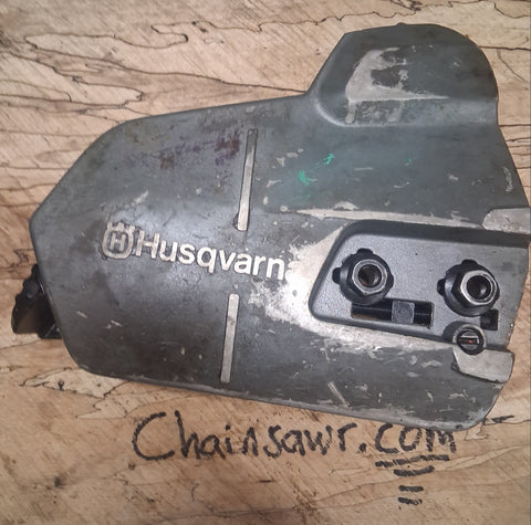 Husqvarna 550xp II chainsaw complete clutch cover assembly