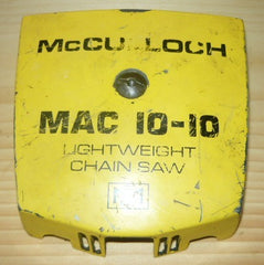 mcculloch mac 10-10 chainsaw yellow air filter cover #1