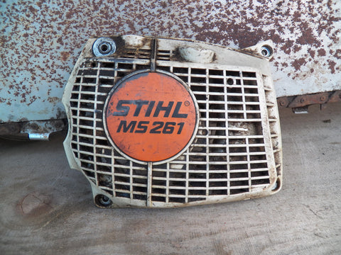 Stihl MS 261 chainsaw starter assembly used