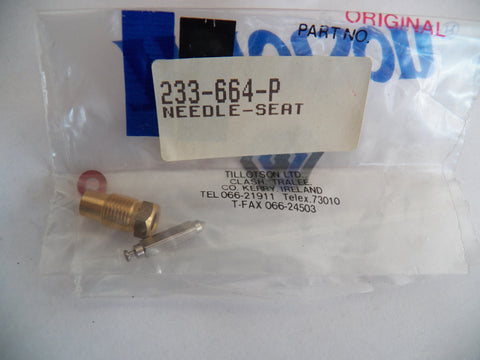 tillotson 233-664-P inlet needle, seat and gasket new (st-204)
