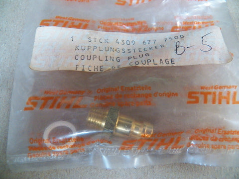 stihl coupling plug 4309 677 7500 new (st-207)