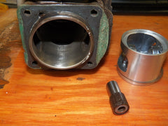 Husqvarna 266 XP chainsaw cylinder and piston kit (w/ new piston)