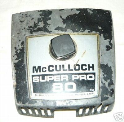 McCulloch SP-80 SP80 Chainsaw Air Filter Cover w/ Nut