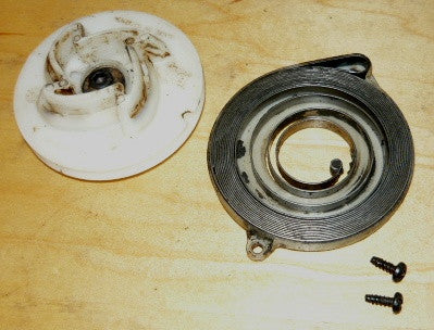 husqvarna 346xp, 353 chainsaw starter pulley and rewind spring