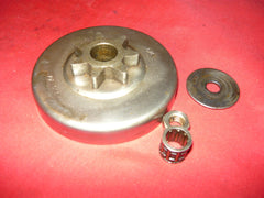 echo cs-451vl, cs-452vl and john deere 50v chainsaw 3/8-7 chainsaw spur drum sprocket and bearing