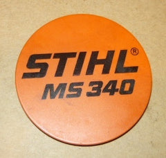 stihl ms 340 chainsaw I.D. emblem