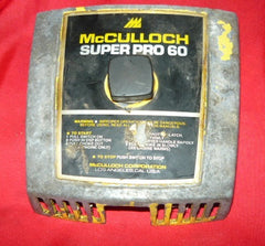 mcculloch sp60 chainsaw air filter cover and knob type 2