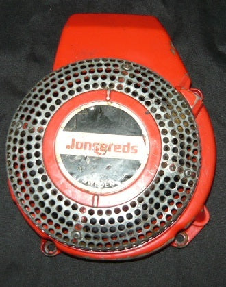 jonsered 66e chainsaw starter recoil cover and pulley assembly