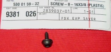 husqvarna trimmer screw pn 530 01 59-32 new (bin H30)