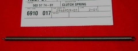 husqvarna 262 chainsaw clutch spring pn 503 57 74-01 new (bin h-11)