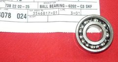 Metric chainsaw crankshaft ball bearing pn 738 22 02-25 new bin h-15