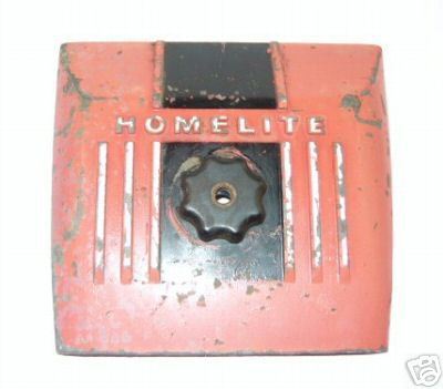 Homelite XL-800 XL-700 Chainsaw Filter Cover w/Nut