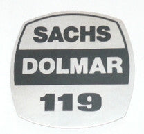 dolmar 119 chainsaw i.d. label tag 980 113 337 new (d-21)