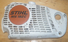 stihl ms192c chainsaw starter recoil cover and pulley