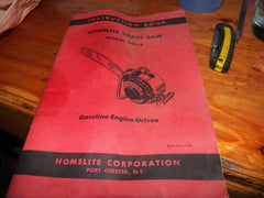Homelite 26LCS Chainsaw Instruction Manual