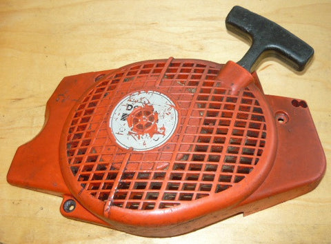dolmar ps-6400, ps-7300, ps-7900 chainsaw complete starter recoil cover and pulley assembly