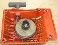 husqvarna 42 chainsaw starter recoil cover and pulley assembly #1