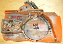 husqvarna 44, 444 chainsaw clutch cover with brake parts
