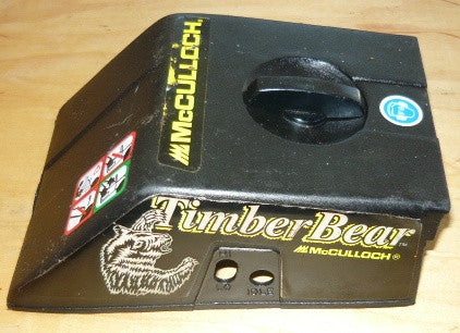 mcculloch 3.7 timber bear chainsaw black air filter cover and knob