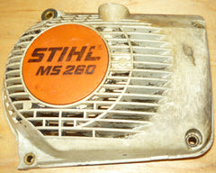 stihl ms260 chainsaw starter recoil cover only