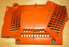 husqvarna 385xp chainsaw starter recoil cover and pulley assembly