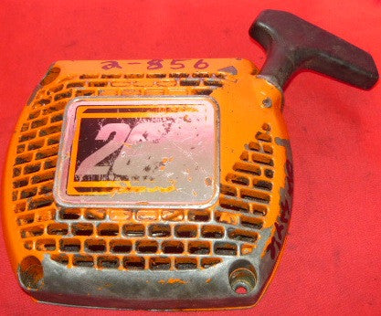 olympic 264 chainsaw complete starter recoil cover and pulley asssembly