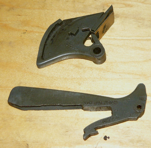 Husqvarna 50 chainsaw throttle trigger and safety lever set