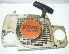 Stihl MS 170 Chainsaw Starter Recoil Cover and Pulley Assembly