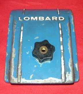 lombard comango, ap42, al42 chainsaw dark blue air filter cover and knob
