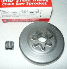 jonsered 2077, 2083 chainsaw gb pro spur sprocket and bearing new
