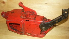 jonsered 365 chainsaw clutch cover with brake arm